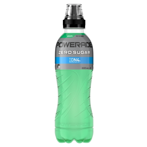 Powerade Zero Sugar Grape 600mL