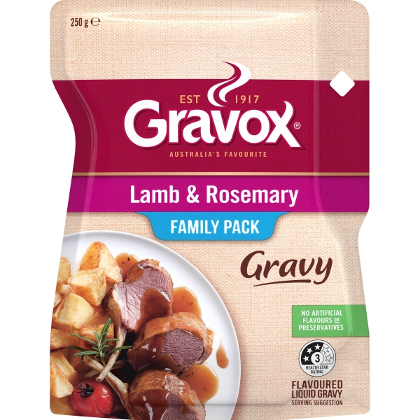 Gravox Liquid Gravy Lamb & Rosemary 250g