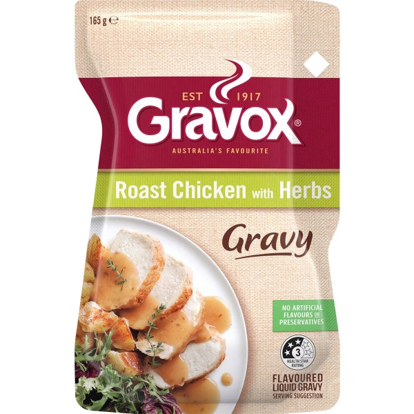 Gravox Liquid Gravy Roast Chicken With Herbs 165g