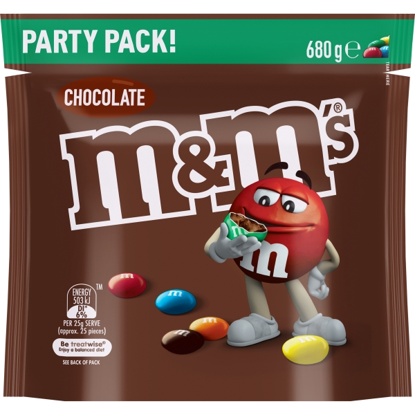 M&M's Milk Chocolate Party Pack 680g