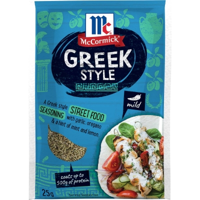 McCormick Greek Style Street Food Seasoning 25g