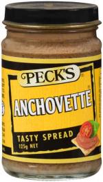 Pecks Fish Spread Anchovette 125g