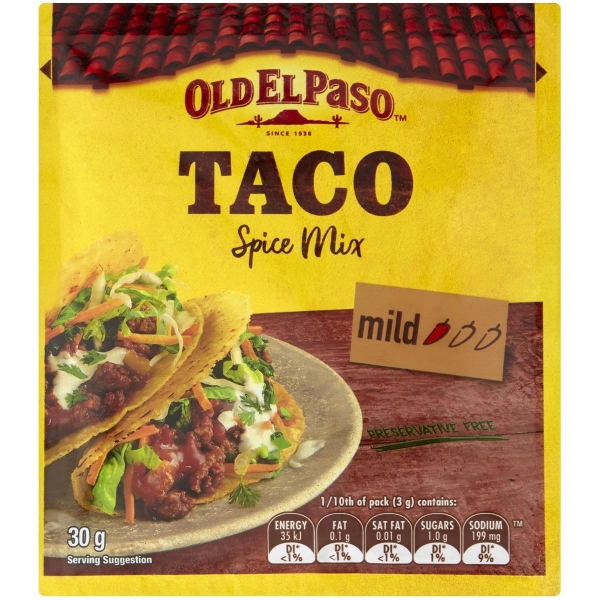 Old El Paso Taco Seasoning Mix 30g