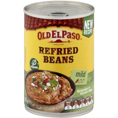 Old El Paso Refried Beans 99% Fat Free 435g