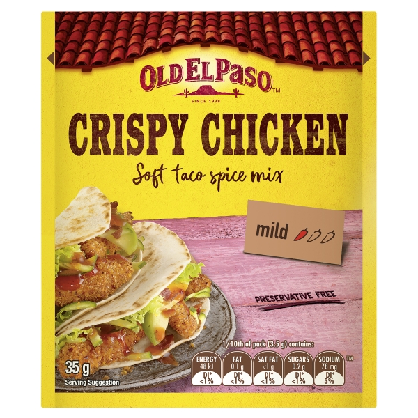 Old El Paso Crispy Chicken Spice Mix 35g