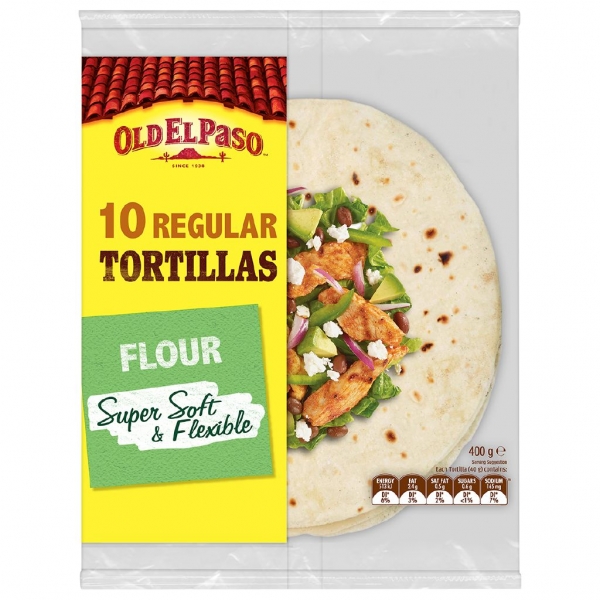 Old El Paso Tortillas 10 Pack 400g