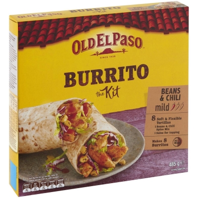 Old El Paso Burrito Kit 485g