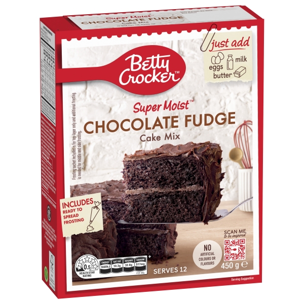 Betty Crocker Super Moist Chocolate Fudge Cake Mix 450g