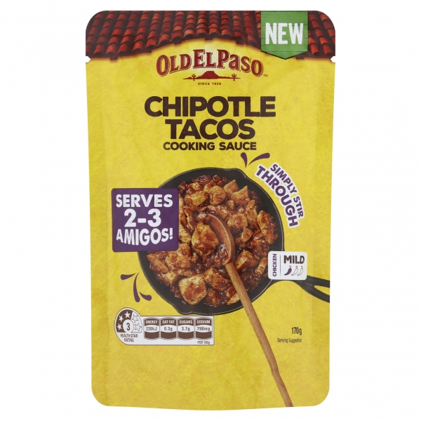 Old El Paso Chipotle Tacos Cooking Sauce 170g