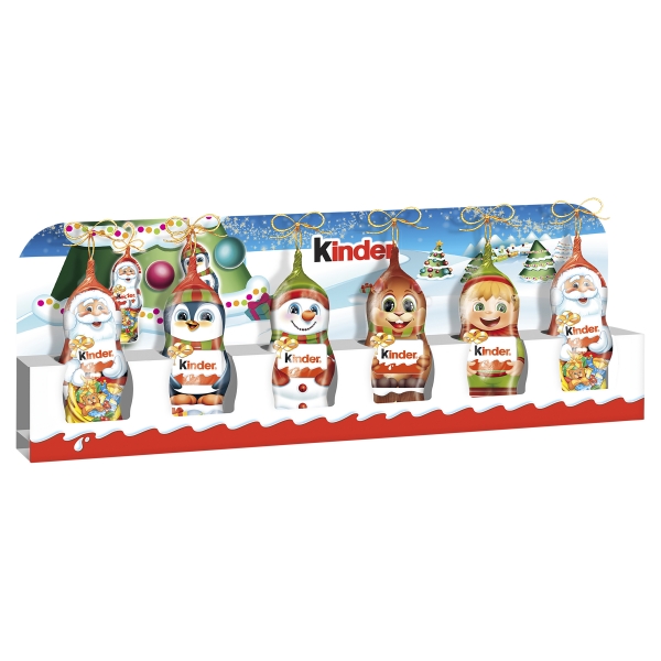 Kinder Christmas Figurines 6 Pack 90g