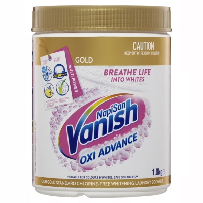 Vanish Napisan Gold Crystal White Stain Remover Powder 1kg