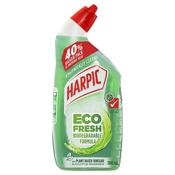 Harpic Eco Fresh Toilet Cleaner Eucalyptus 700ml