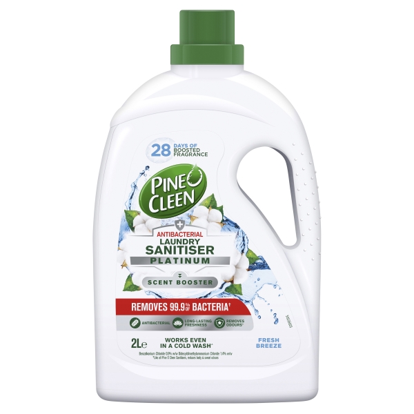 Pine O Cleen Laundry Sanitiser Platinum Antibacterial Fresh Breeze 2lt