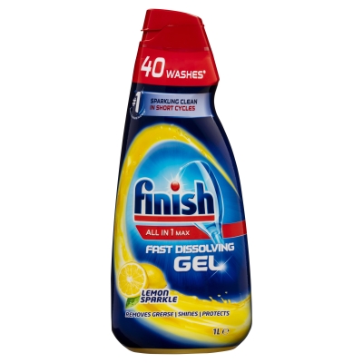 Finish All In 1 Max Dishwasher Gel Lemon 1lt