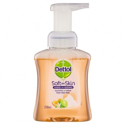 Dettol Foam Hand Wash Lime & Orange Blossom Pump 250ml