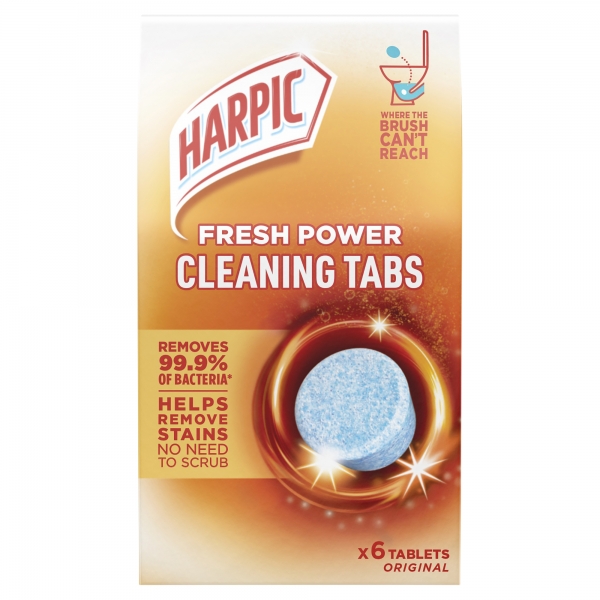 Harpic Fresh Power Toilet Cleaning Tabs Original 6 Pack