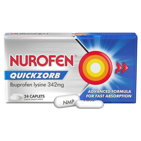 Nurofen Quickzorb Caplets 24 Pack