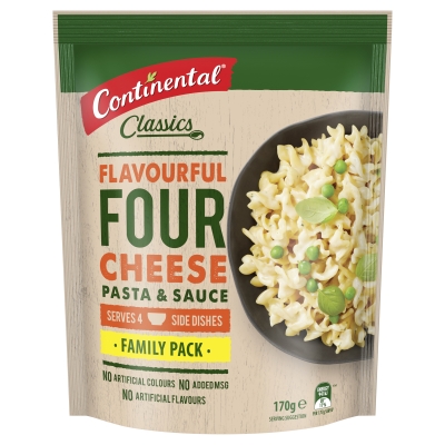 Continental Pasta & Sauce Four Cheeses 170g