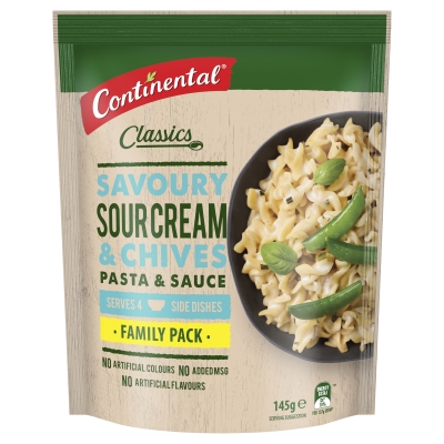 Continental Pasta & Sauce Sour Cream & Chives 145g