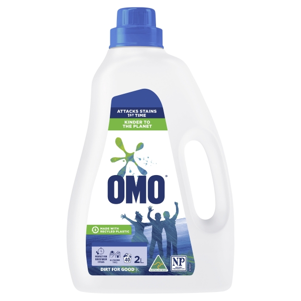 Omo Laundry Liquid Active Clean 2lt