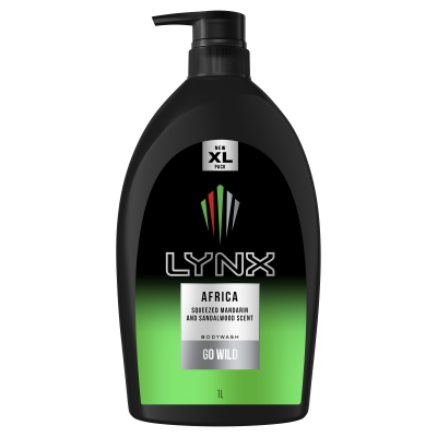 Lynx Body Wash Africa 1lt