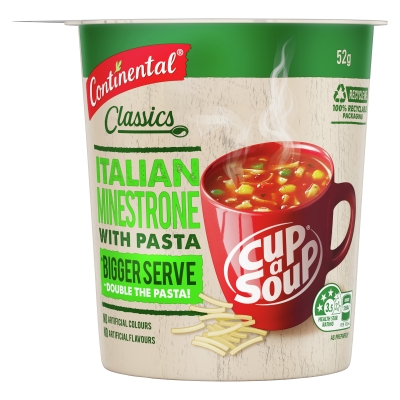 Continental Cup A Soup Large Italian Minestrone 52g