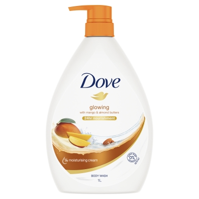 Dove Body Wash Glowing Mango & Almond Butter 1lt