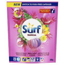 Surf Laundry Capsules Tropical 18 Pack