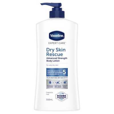 Vaseline Body Lotion Extra Care Dry Skin 550ml