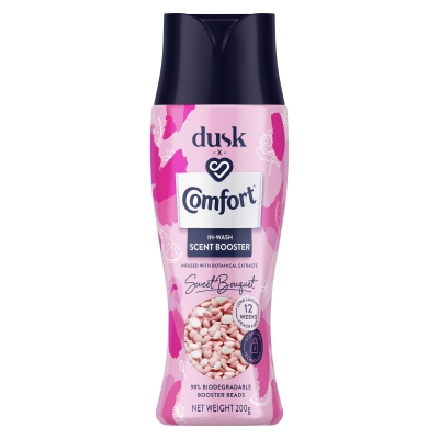 Comfort Dusk In Wash Scent Booster Sweet Bouquet 200g