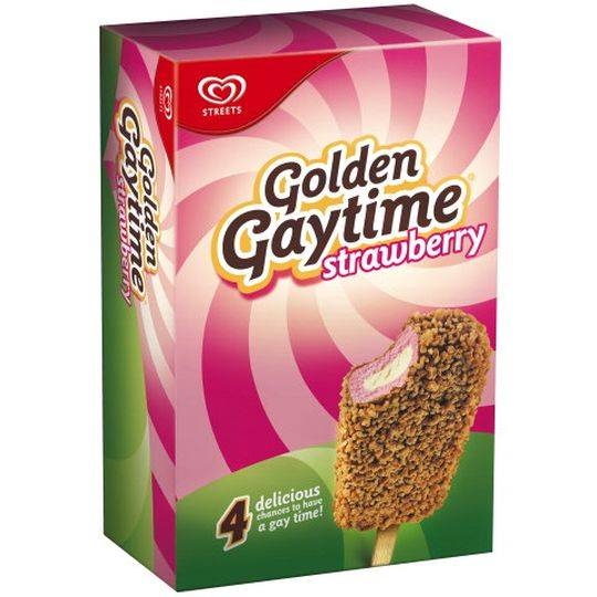 Streets Golden Gaytime Strawberry 4 Pack