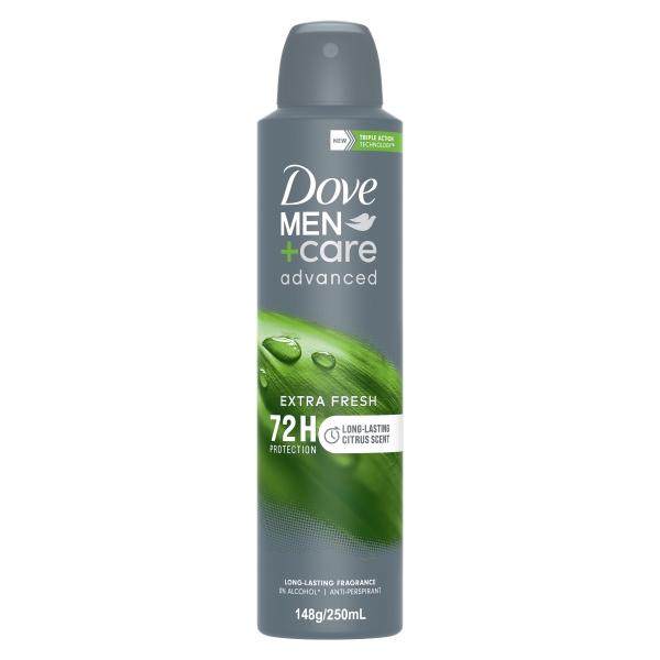 Dove Deodorant Aerosol Men Extra Fresh 250ml