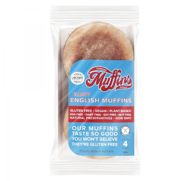 Liberate Gluten Free English Muffins 340g