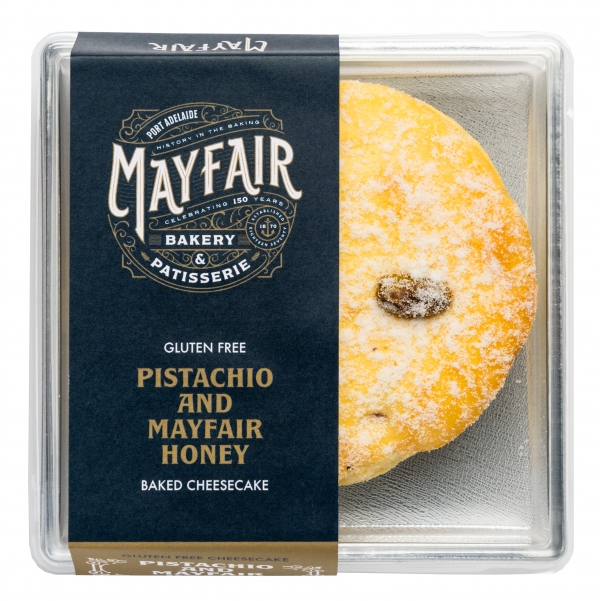 Mayfair Bakery Gluten Free Baked Cheesecake Pistachio & Honey 190g