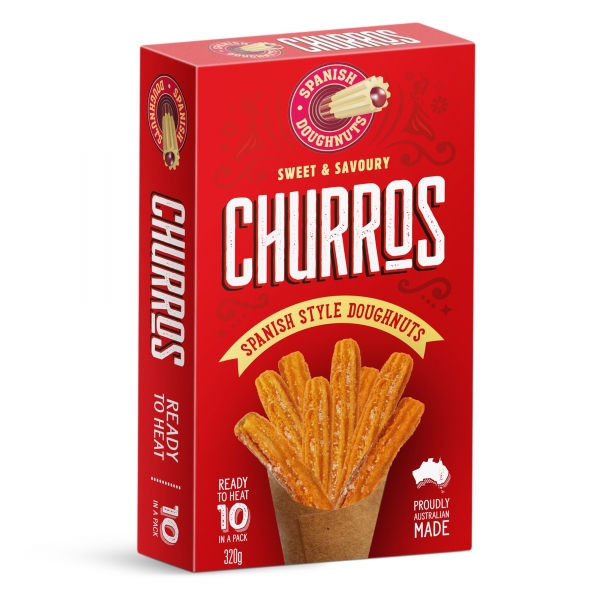 Spanish Doughnuts Churros Traditional 10 Pack