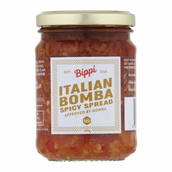 Bippi Italian Bomb Spicy Spread 240g