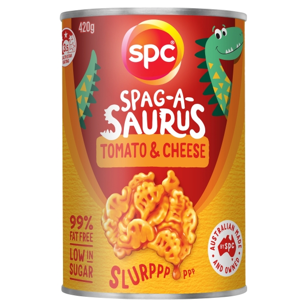 SPC Spag-A-Saurus Tomato & Cheese 420g