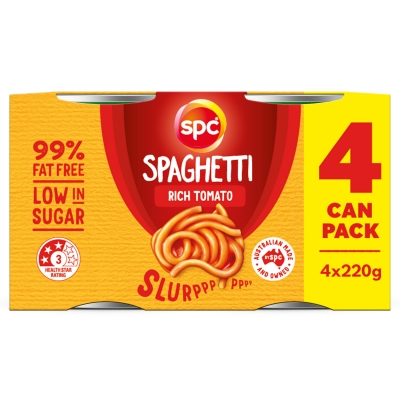 SPC Spaghetti Rich Tomato 4 x 220g