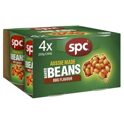 SPC Baked Beans BBQ 4 x 220g