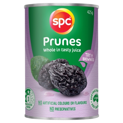 SPC Whole Prunes In Juice 425g