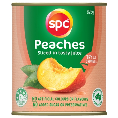 SPC Peach Slices In Juice 825g