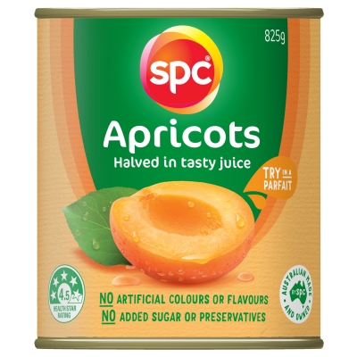 SPC Apricots Halves In Juice 825g