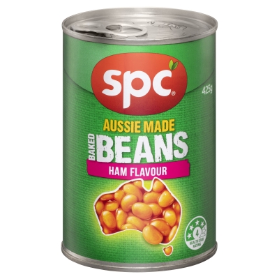 SPC Baked Beans Ham 425g