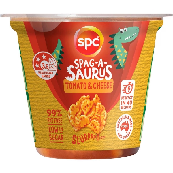 SPC Spagasaurus Tomato & Cheese Snack Pot 175g