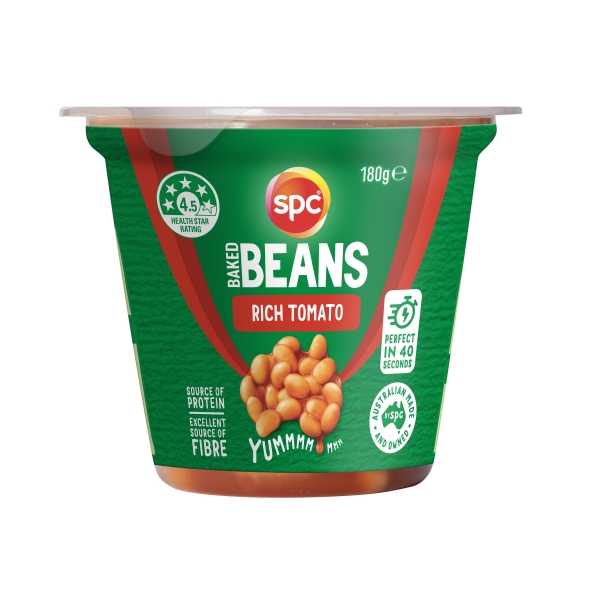 SPC Baked Beans Rich Tomato Snack Pot 180g