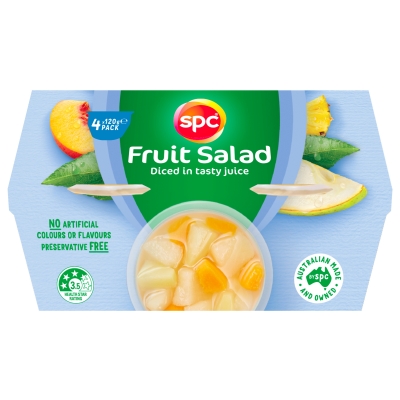 SPC Fruit Salad In Juice 4 x 120g