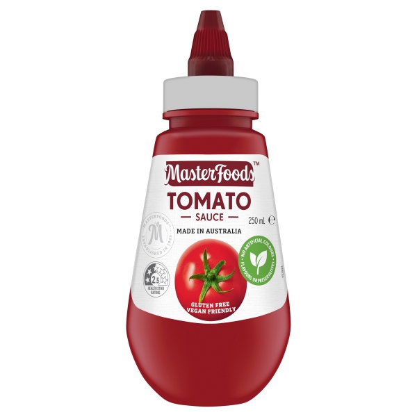 MasterFoods Tomato Sauce Squeezy 250ml