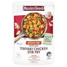 MasterFoods Stove Top Recipe Base Teriyaki Chicken Stir Fry Pouch 175g