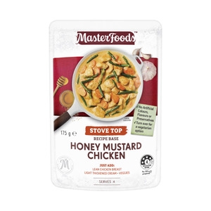 MasterFoods Stove Top Recipe Base Honey Mustard Chicken Pouch 175g