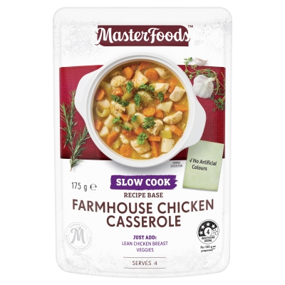 MasterFoods Slow Cook Farmhouse Chicken Casserole Pouch 175g